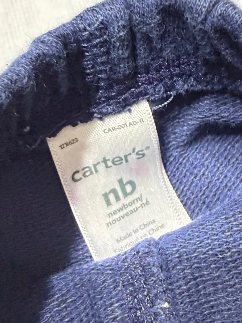 Carter's Baby Boy Blue Crabby Outfit Size Newborn